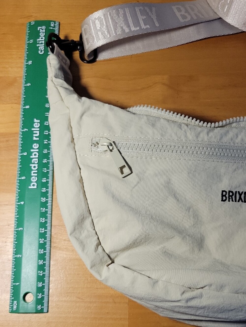 BRIXLEY Crescent Crossbody Bag in Ivory - Picture 10 of 11